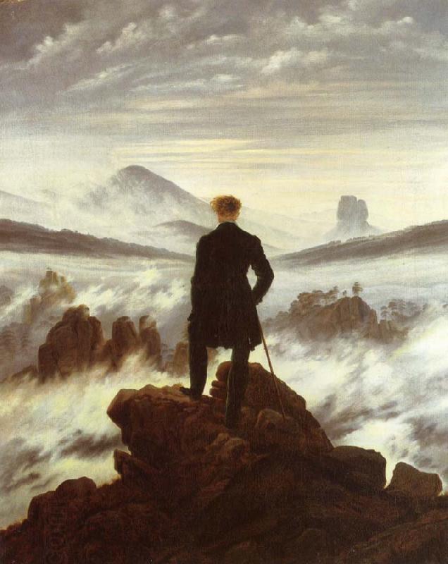 Caspar David Friedrich The walker above the mists China oil painting art
